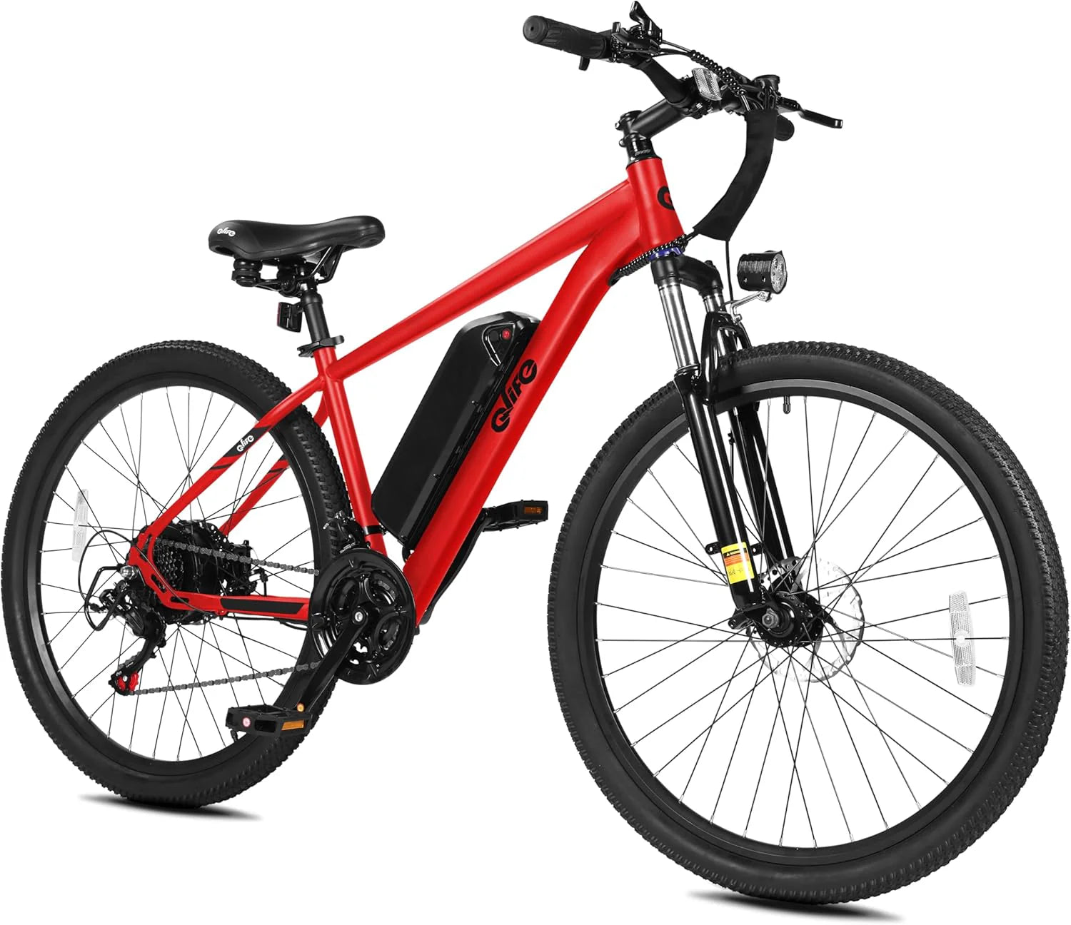 Qlife Racer Electric Bike for Adults - 21-Speed Mountain Lightweight Ebike