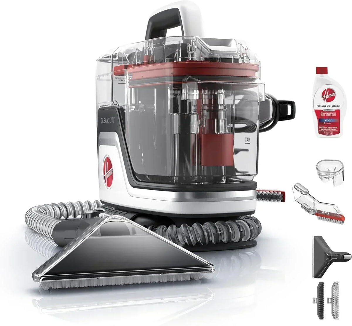 Hoover CleanSlate Plus Portable Carpet Upholstery Spot Cleaner with Powerful Suction