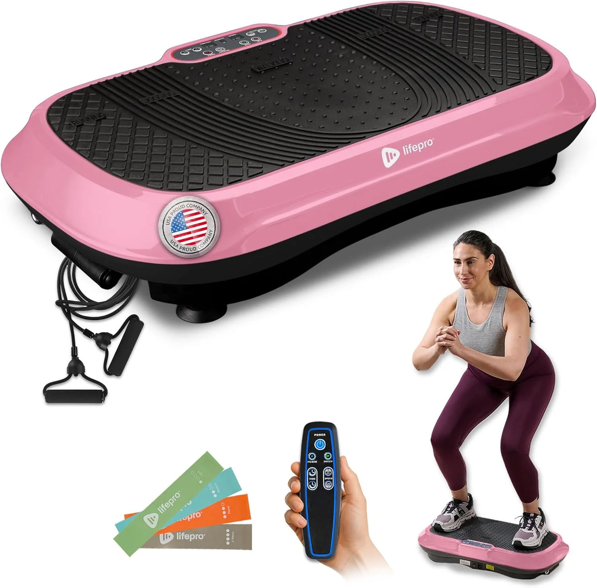 Lifepro Waver Vibration Plate Exercise Machine for Lymphatic Drainage, Muscle Activation