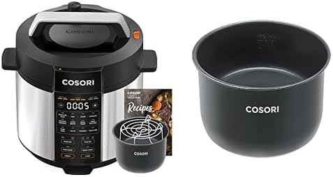 COSORI 6-Quart Stainless Steel Pressure Cooker Multi-Function Cooker with Ceramic Inner Pot for Rice, Slow Cooking, Sous Vide, and Stir-frying