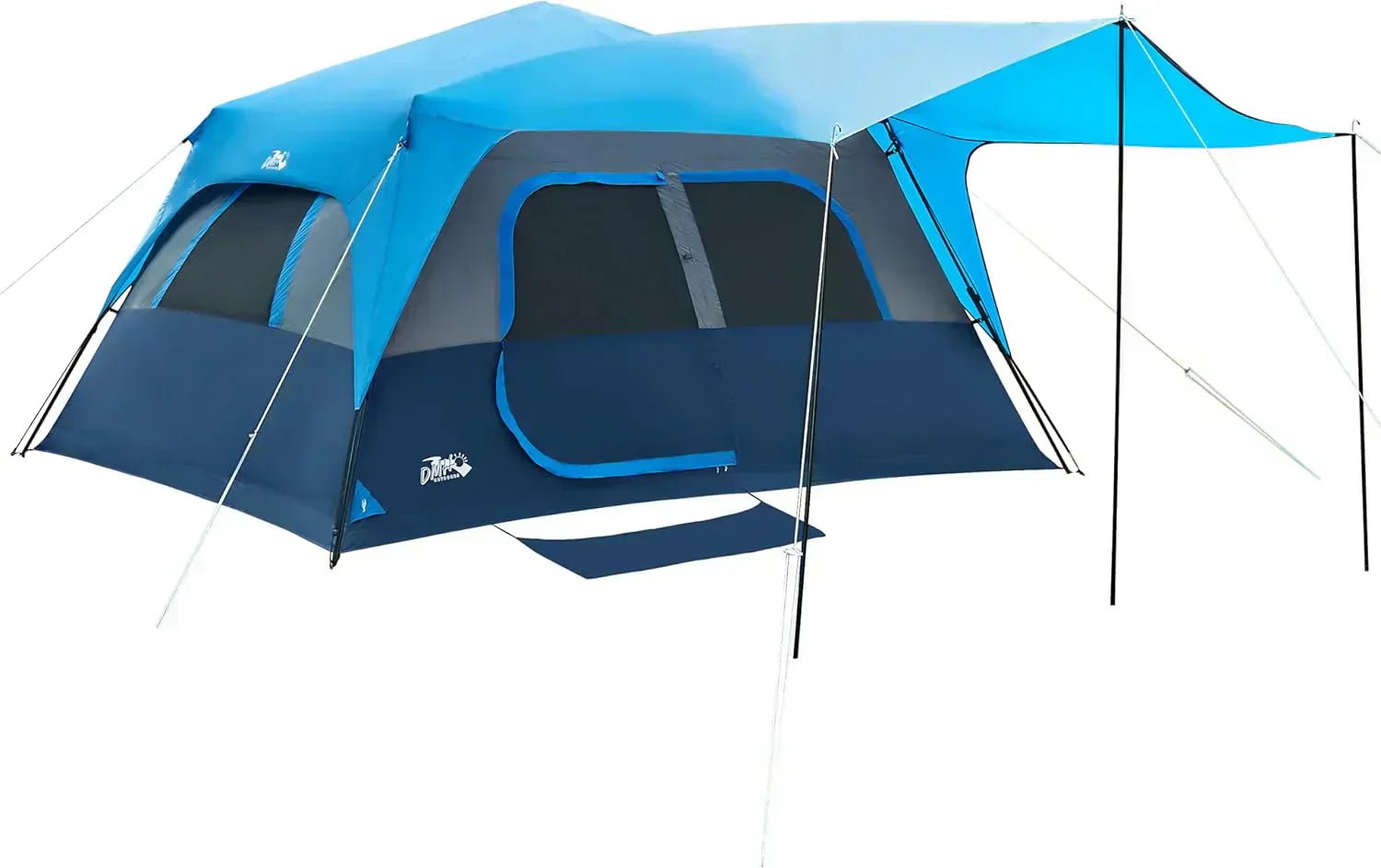 Quick-opening tent family camping tent pop-up camping tent large waterproof tent