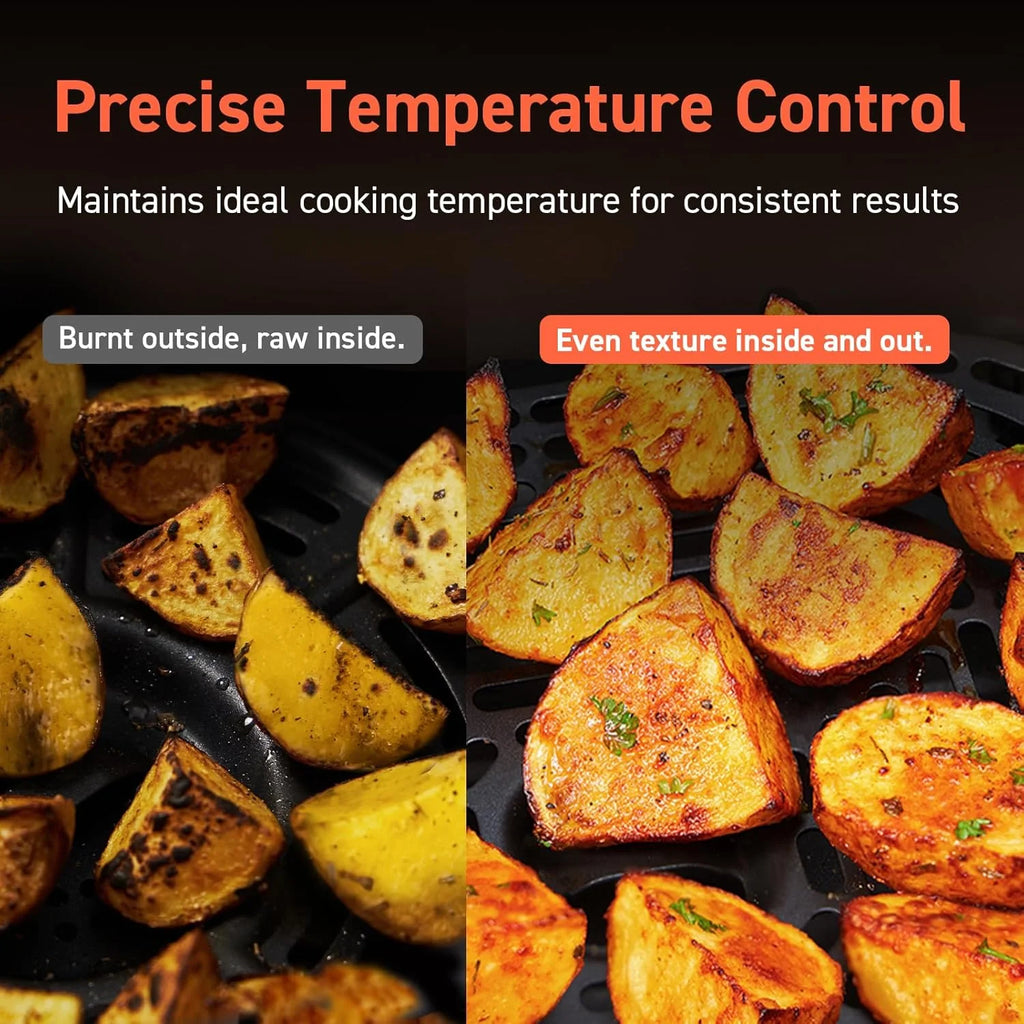 COSORI Air Fryer 9-in-1 Compact & Large 6-Qt Fast Turbo Modes Precise Heat for Even Results