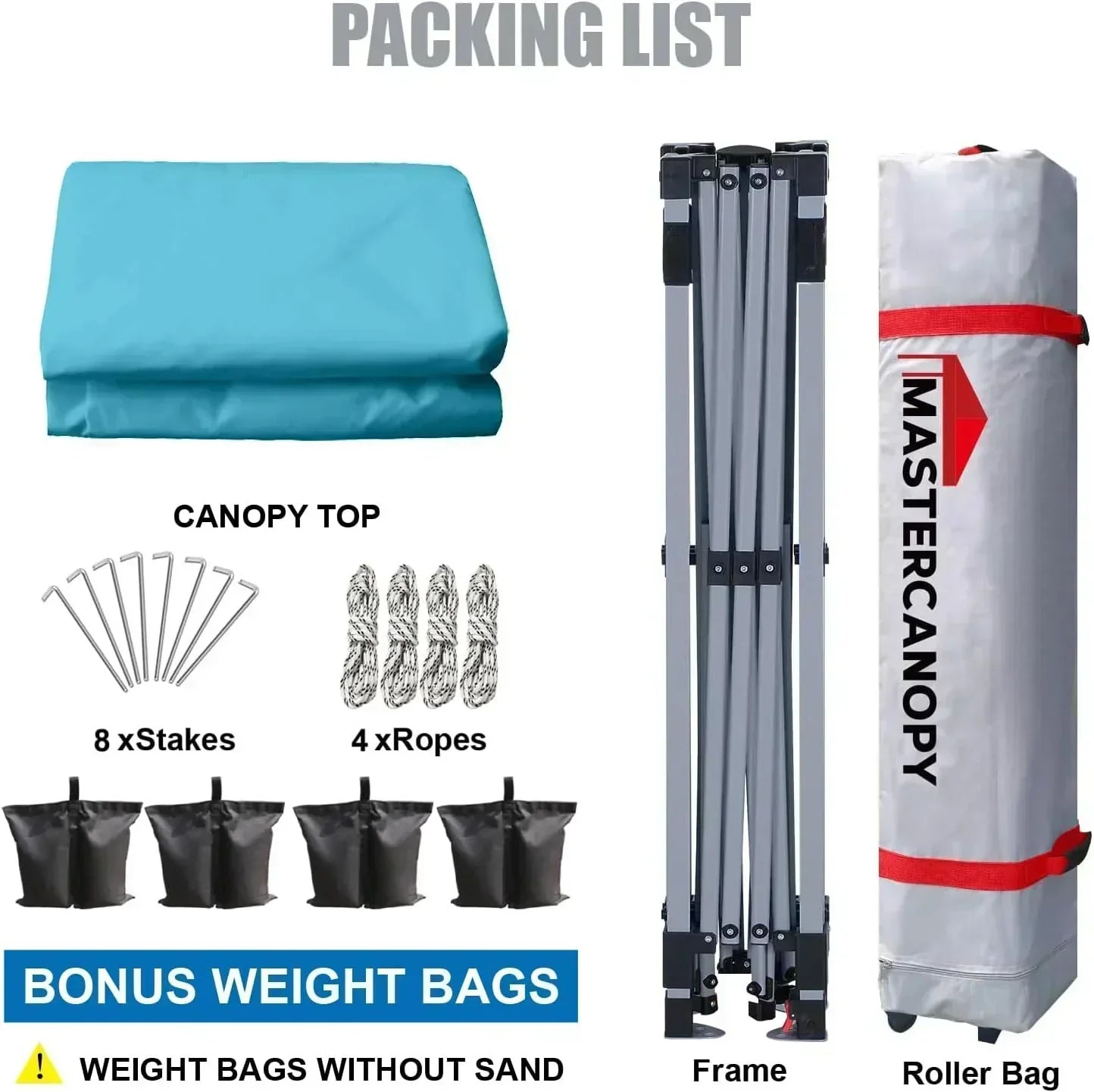 Durable Pop-up Canopy Tent with Roller Bag (10x10 Black)