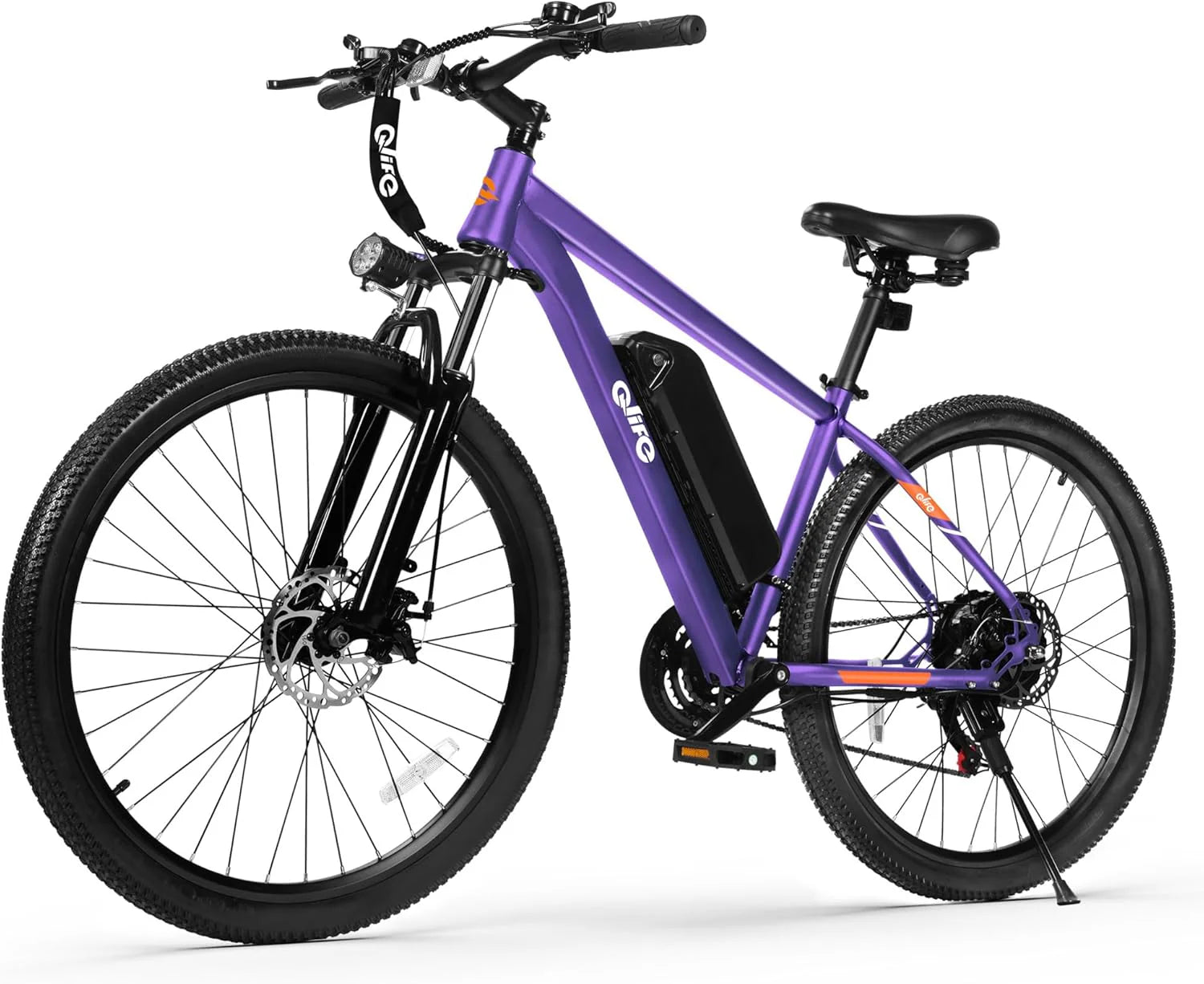 Qlife Racer Electric Bike for Adults - 21-Speed Mountain Lightweight Ebike