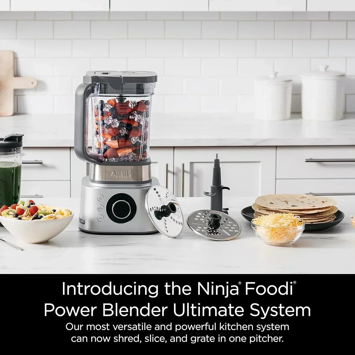 Ninja Mixer and Food Processor Combination Bowl 6 Features 72 Ounce Pitcher