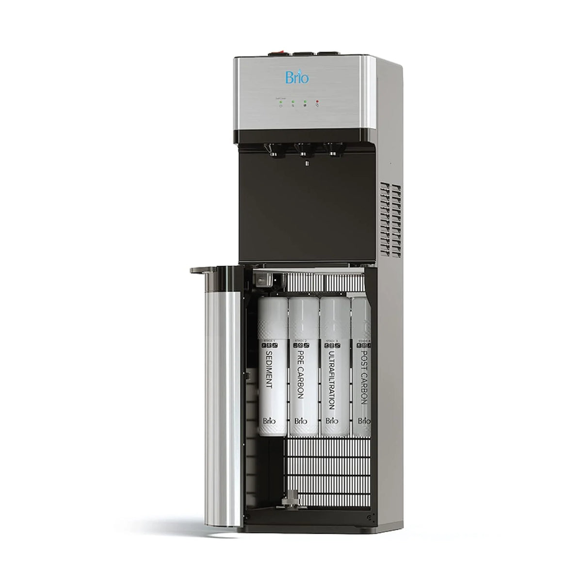 Brio Self Cleaning Bottleless Water Cooler Dispenser Stainless Steel Drinking Water Filter
