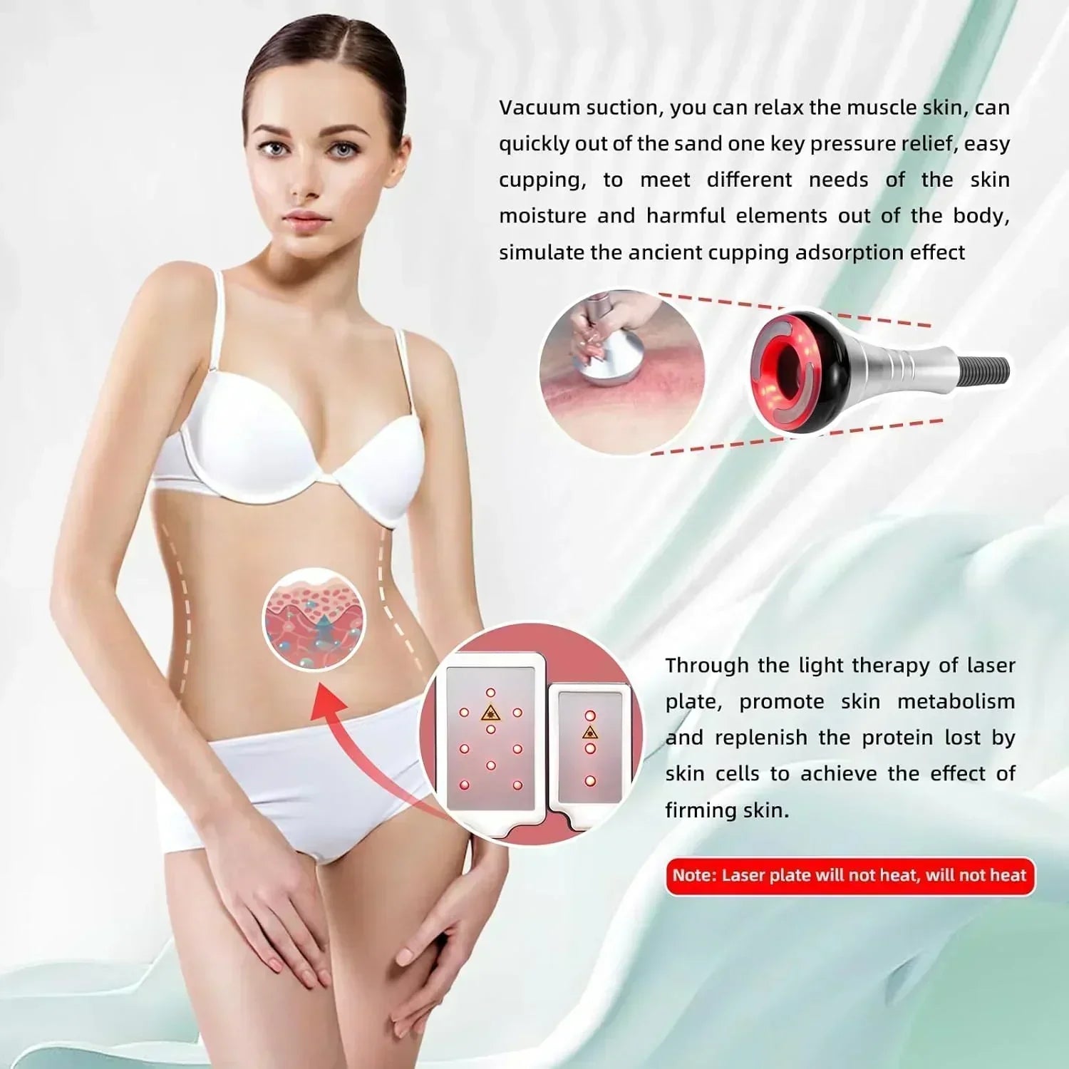 Body Massager Multifunction Beauty for Improvement in The Appearance of Cellulite Device