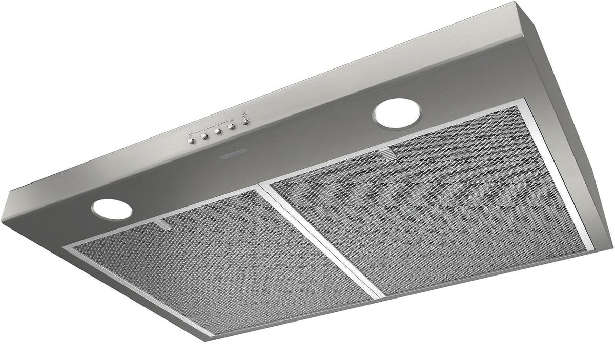Broan-NuTone Three-Speed Glacier Undercabinet Range Hood with LED Light, ADA Compliant
