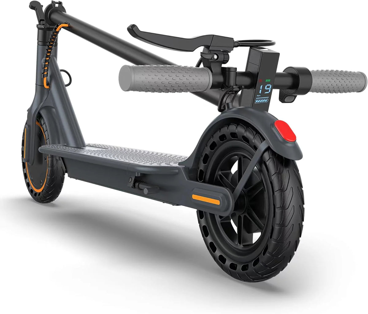Electric Scooter, 350W/500W Powerful Motor, 8.5/10 Solid Tires, 19/22Mph, 28/21/12 Miles Range,Dual Braking