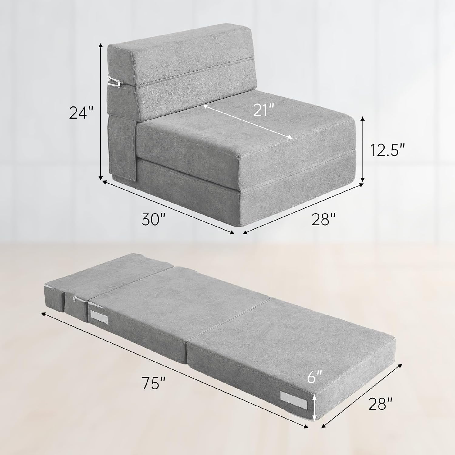 60 inch pull out sofa bed memory foam sofa with 2 pillows futon bed guest bed and pull out sofa