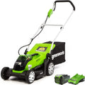 Greenworks 40V 21 Self-Propelled Cordless Lawn Mower Brushless Motor, 5.0Ah Battery