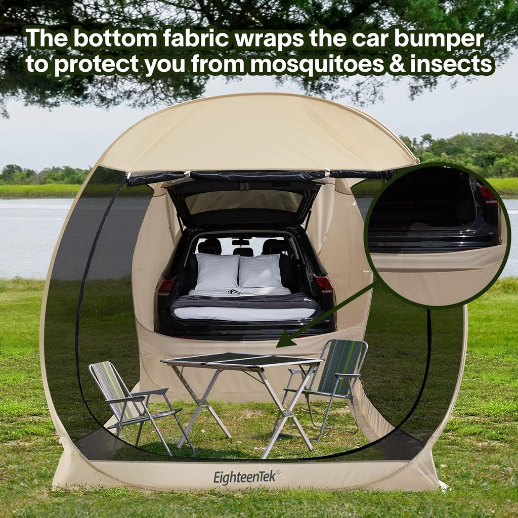 EighteenTek Tents Trunk tent suv car tent pop up automatically