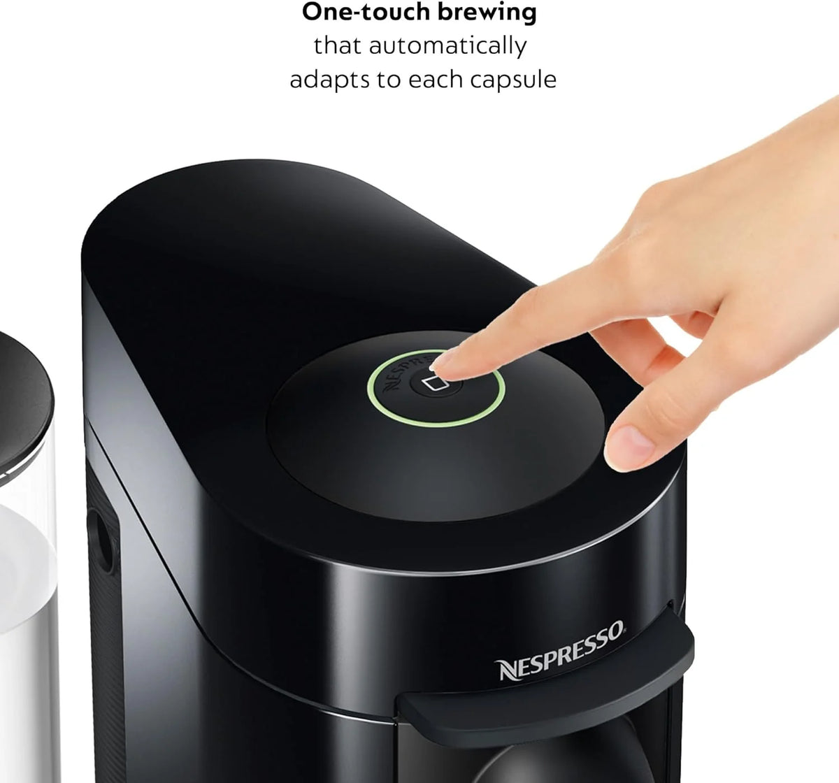 Nespresso Vertuo Plus Coffee and Espresso Maker by De'Longhi, Grey