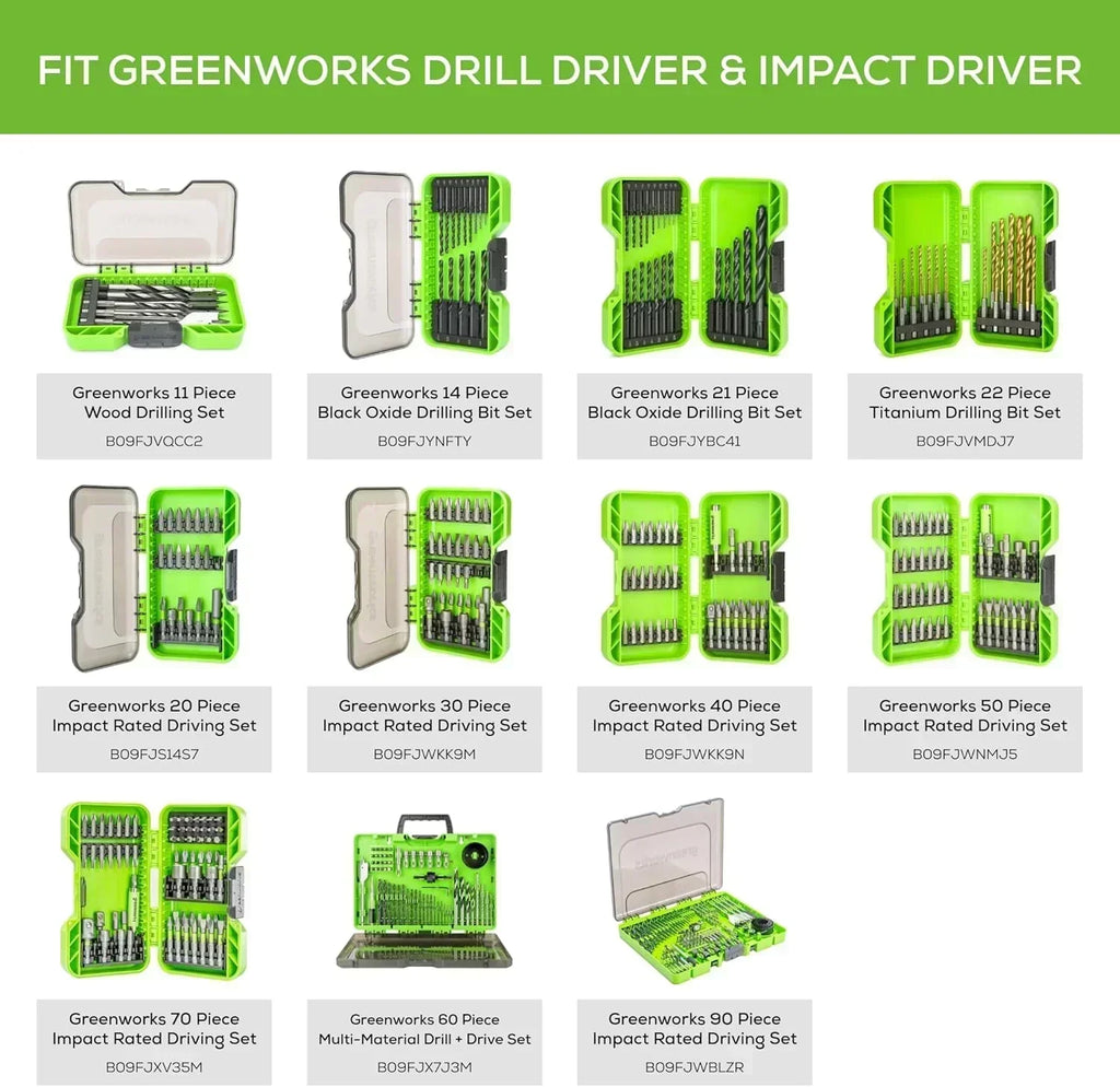 24V Brushless Cordless Drill Impact Driver Power Tool Combo Kit Included 1/2��Drill & 1/4��Hex