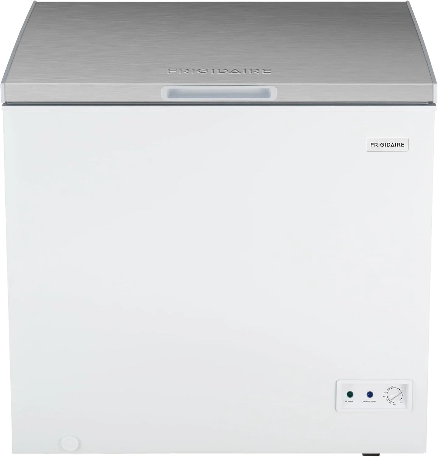 FRIGIDAIRE Chest Deep Freezer, 7 Cu. Ft, Black Adjustable Thermostat