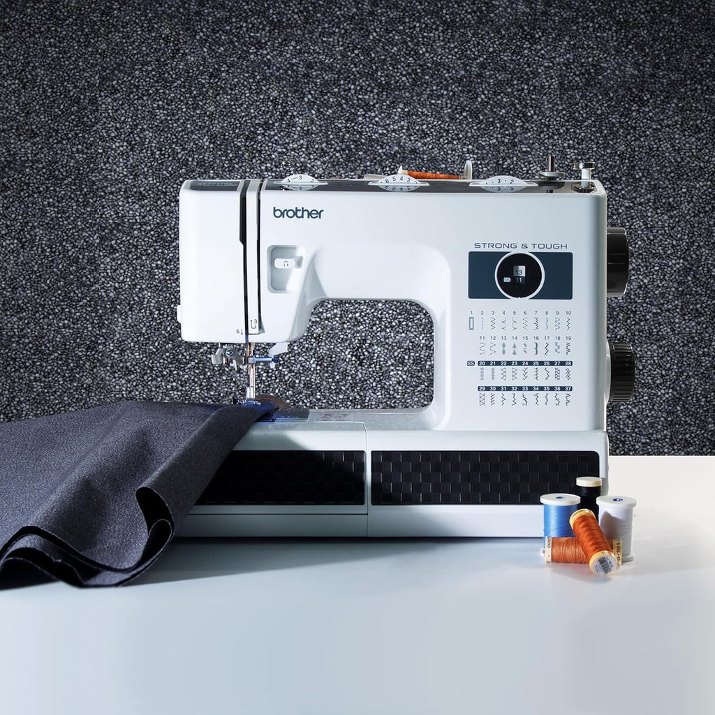 Sewing Machine, Strong Tough 37 Built-in Stitches Free Arm Option 6 Included Feet