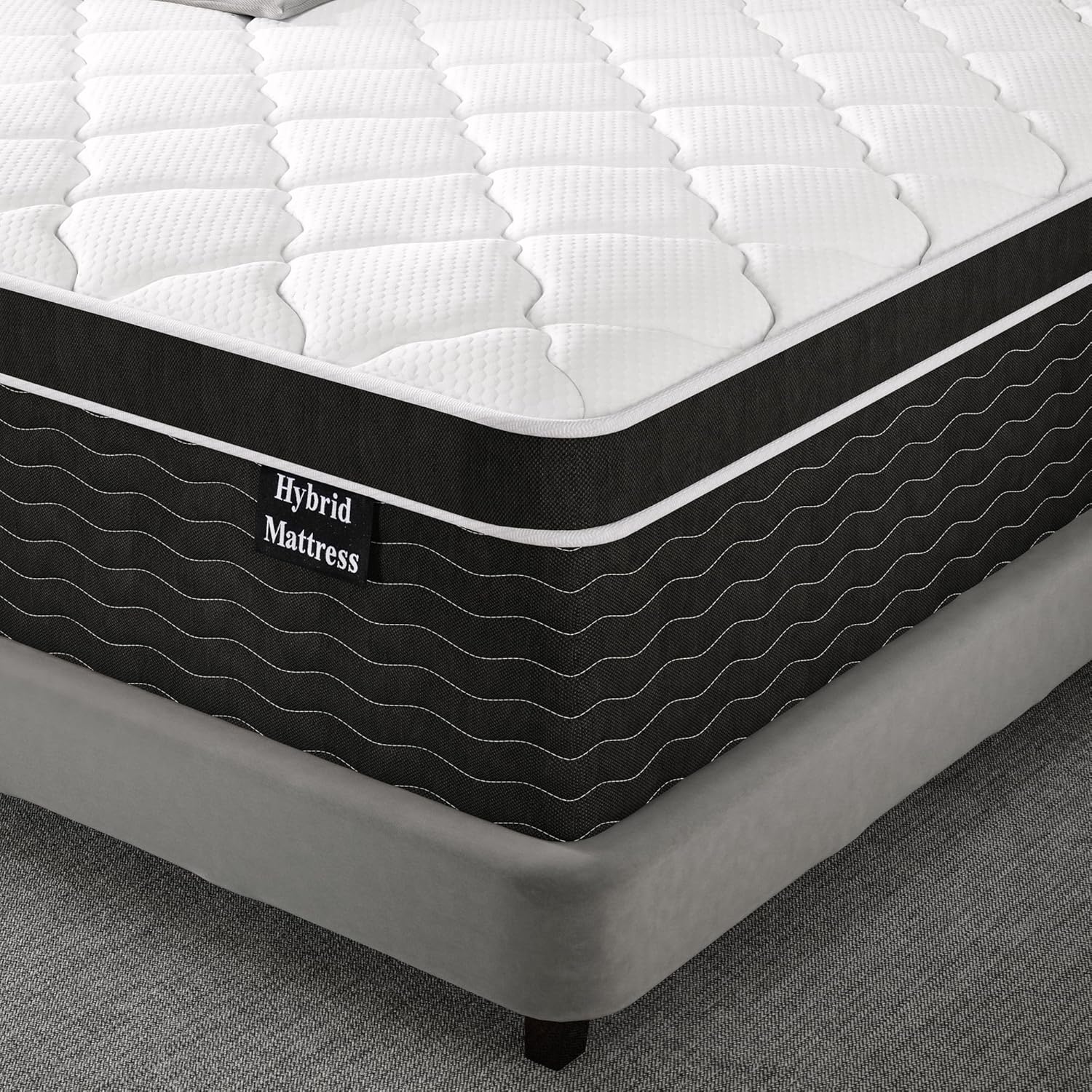 Full Size Mattress 10 Inch Full Size Mattress in a Box Medium Plush Hybrid Mattress