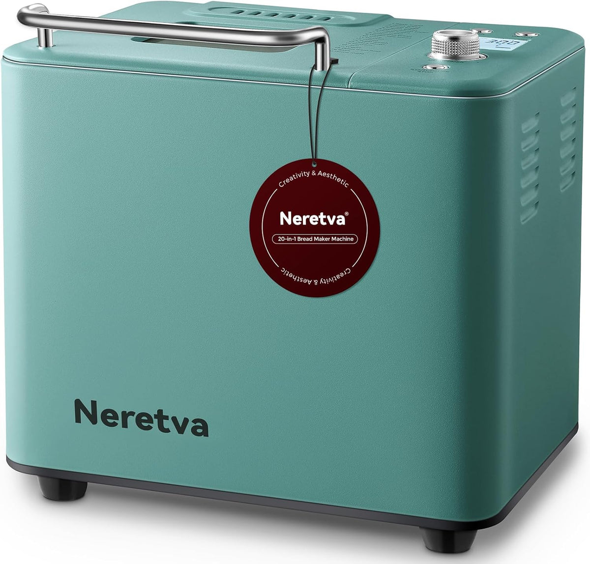 Neretva Bread Maker 20-in-1 2LB Bread Maker Dual Heater Bread Maker Automatic