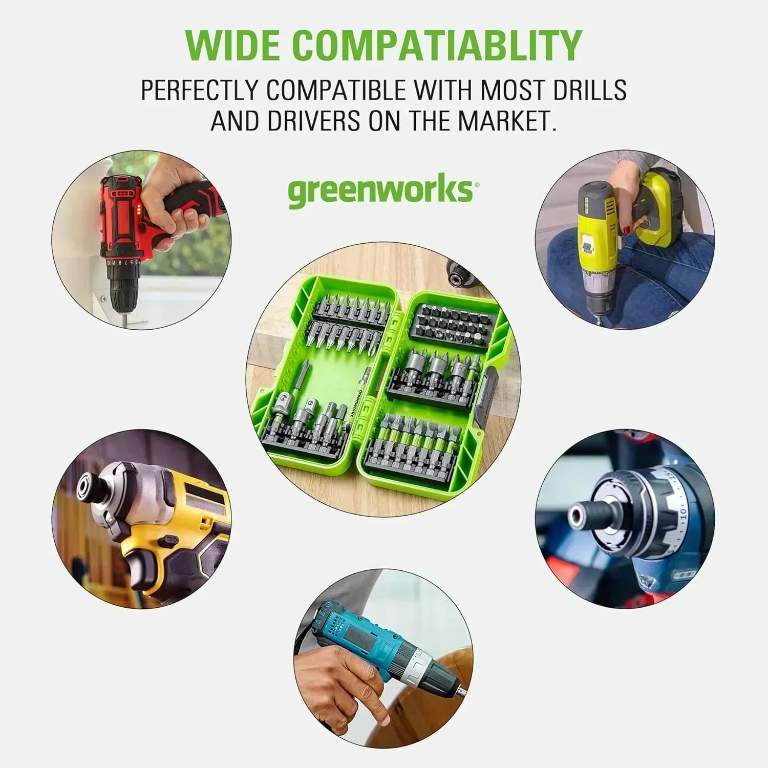 24V Brushless Cordless Drill Impact Driver Power Tool Combo Kit Included 1/2��Drill & 1/4��Hex