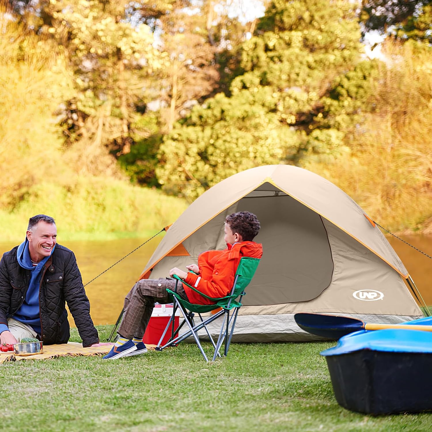 Camping Tent 2/3/4/6 Person Dome Tent Portable Camping Tent Outdoor and Backpacking Beach