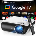 HAPPRUN Native 1080P Bluetooth Mini Projector, Full HD Portable Outdoor Movie Projector