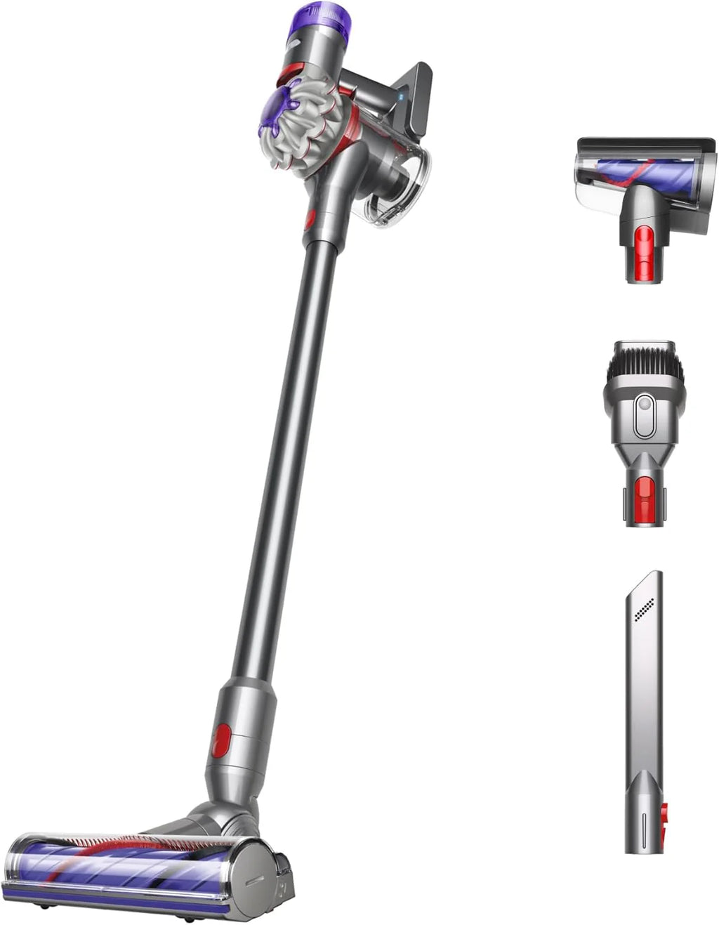 Dyson V8 Cordless Vacuum, Cleans Hard Floors and Carpets, Detangles, Converts to Handheld, 115AW, 2 Power Modes, Up to 40 Minutes1