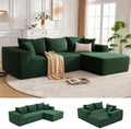 110-inch cloud sofa boneless sofa in the living room modular sofa with deep seats