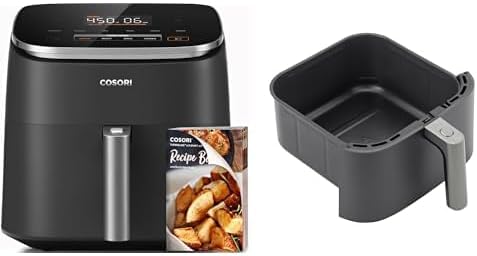 COSORI Air Fryer 9-in-1 Compact & Large 6-Qt Fast Turbo Modes Precise Heat for Even Results