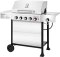 Royal Gourmet GA5401T 5-Burner BBQ Liquid Propane Gas Grill with Side Burner