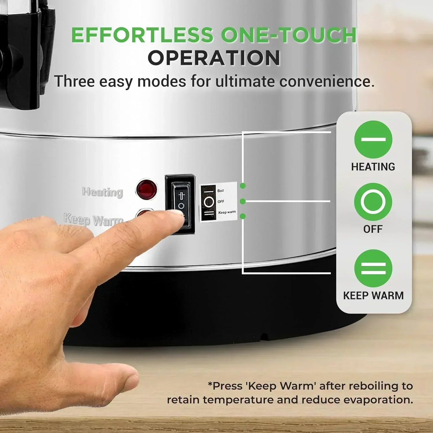 NutriChef Water Heater and Hot Water Dispenser 8L Electric Beverage Dispenser