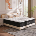 Queen Mattress, 12 Inch Queen Hybrid Mattress in a Box, Upgrade Individually Pocket Springs, Medium Firm, Pressure Relief, Breathable Comfort and Durable, CertiPUR-US Certified