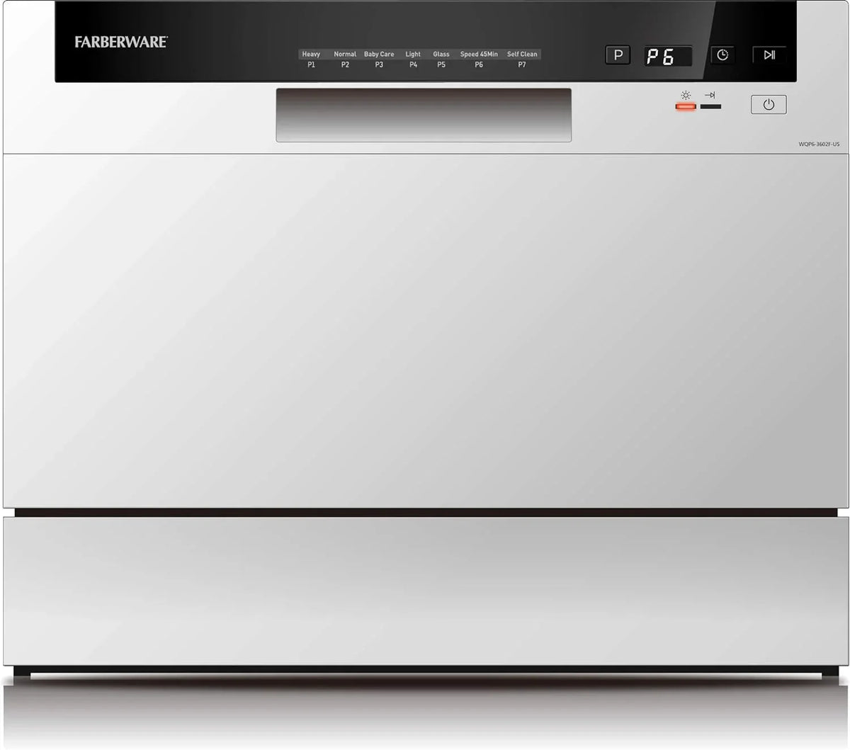 Farberware Compact 6-Station Dishwasher Portable Mini Countertop Dishwasher