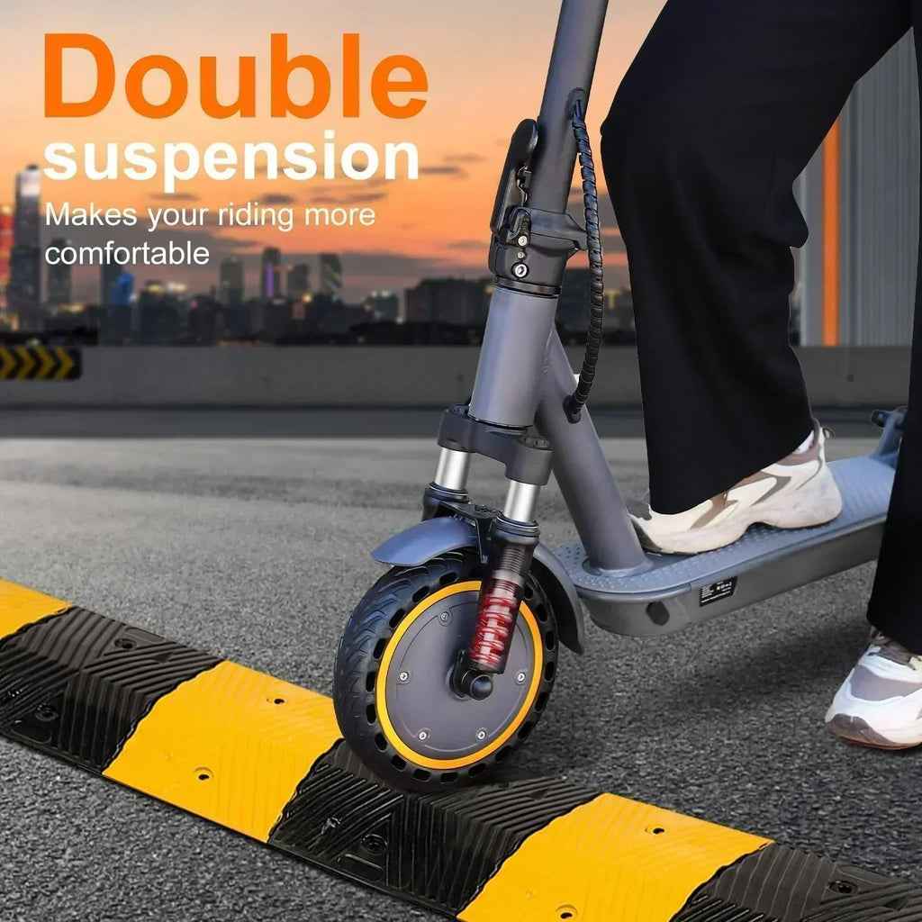 Electric Scooter 350W/500W Powerful Motor 8.5/10 Solid Tires 19/22Mph 28/21/12 Miles Range
