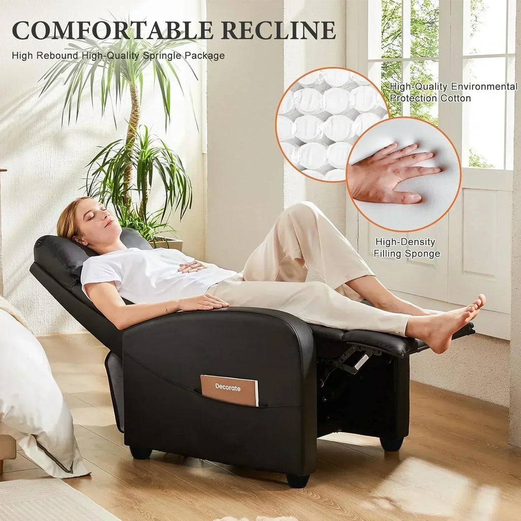 Sweetcrispy Massage Recliner Chair for Adults Adjustable Home Theater Seating