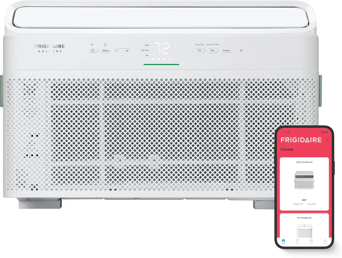 Frigidaire GHWQ103WC1 Inverter Quiet Temp Room Air Conditioner 10,000 BTU with Wi-Fi Connected