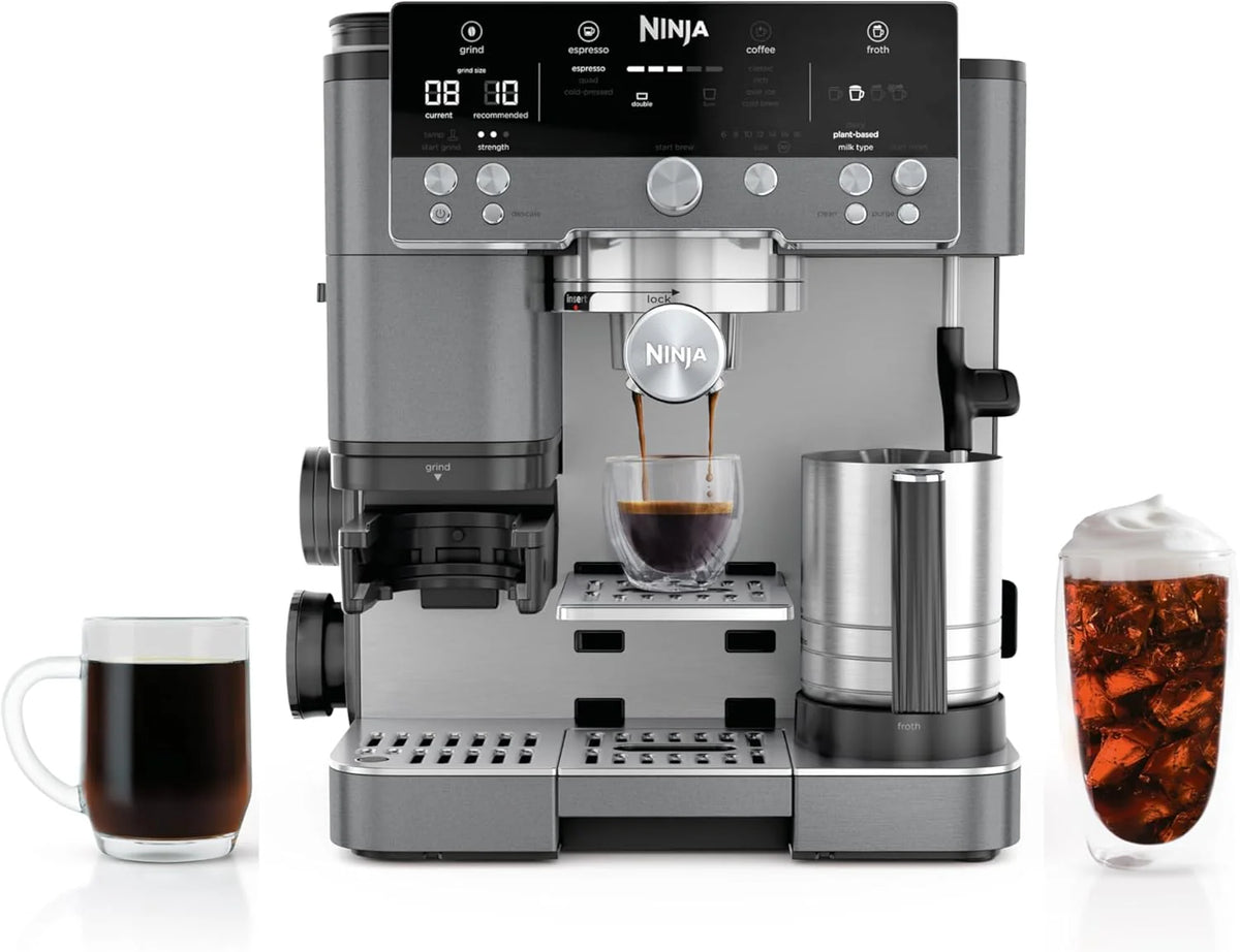 Ninja Luxe Caf�� Premier Series, Espresso Machine, Drip Coffee Maker & Rapid Cold Brew