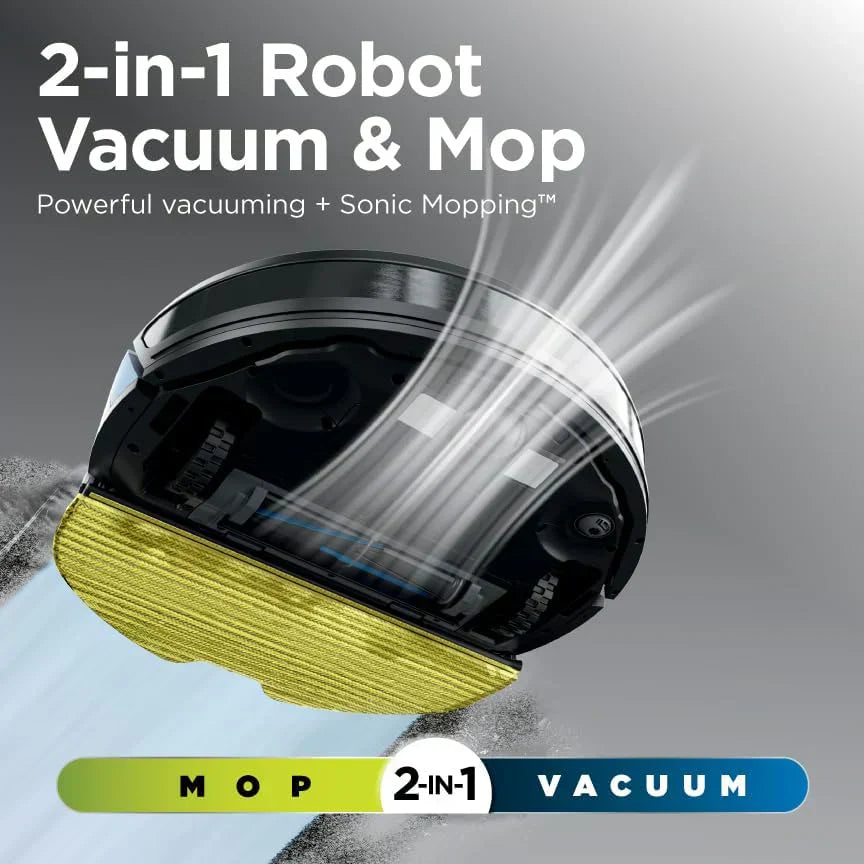 Robot Vacuum & Mop Combo Powerful Suction Matrix Plus 60-Day Debris Capacity