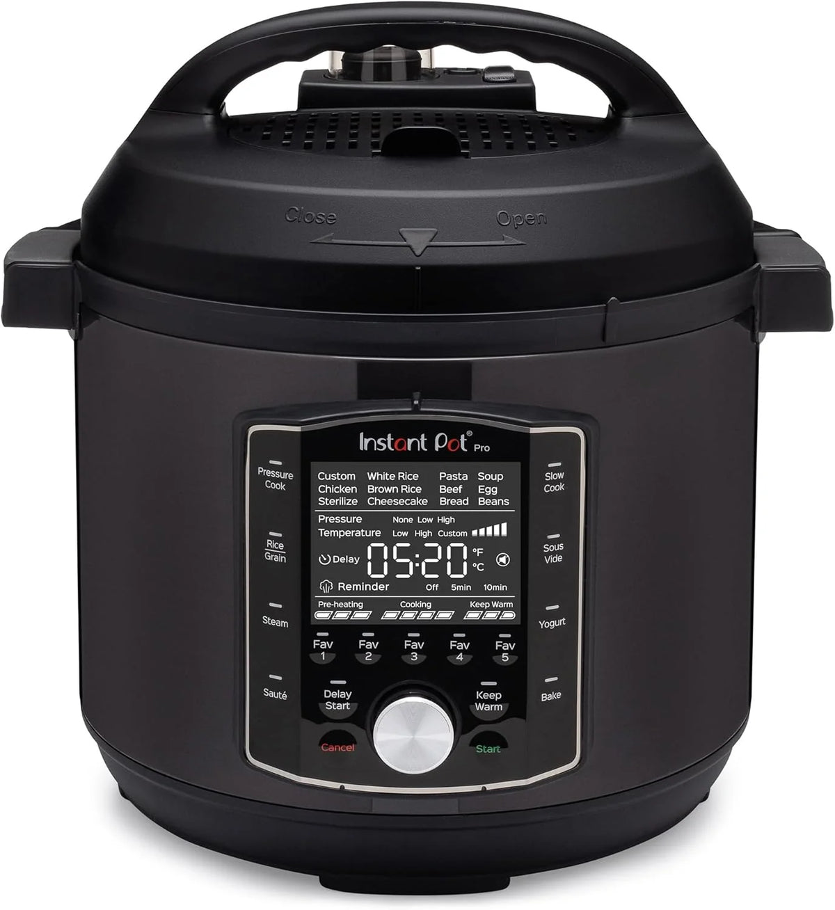 Instant Pot Pro 10-in-1 Pressure Cooker, Slow Cooker, Rice/Grain Cooker, Steamer