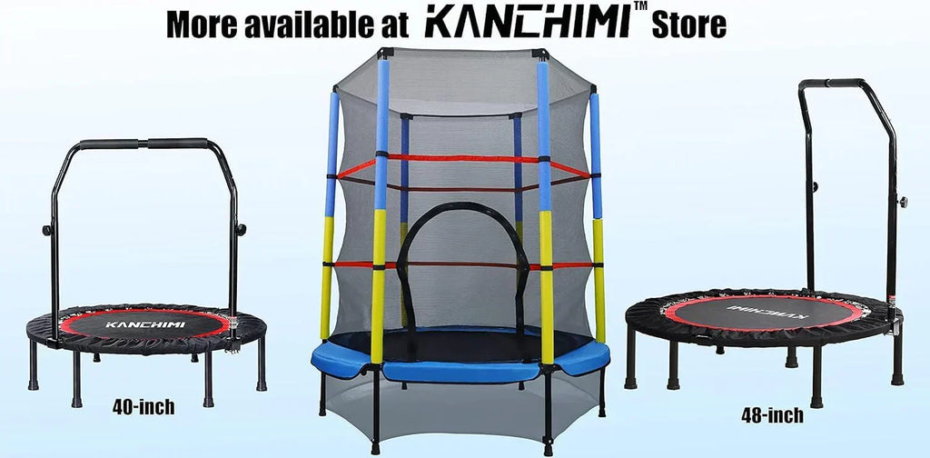 Kanchimi 40 48 Folding Mini Fitness Indoor Exercise Workout Rebounder Trampoline