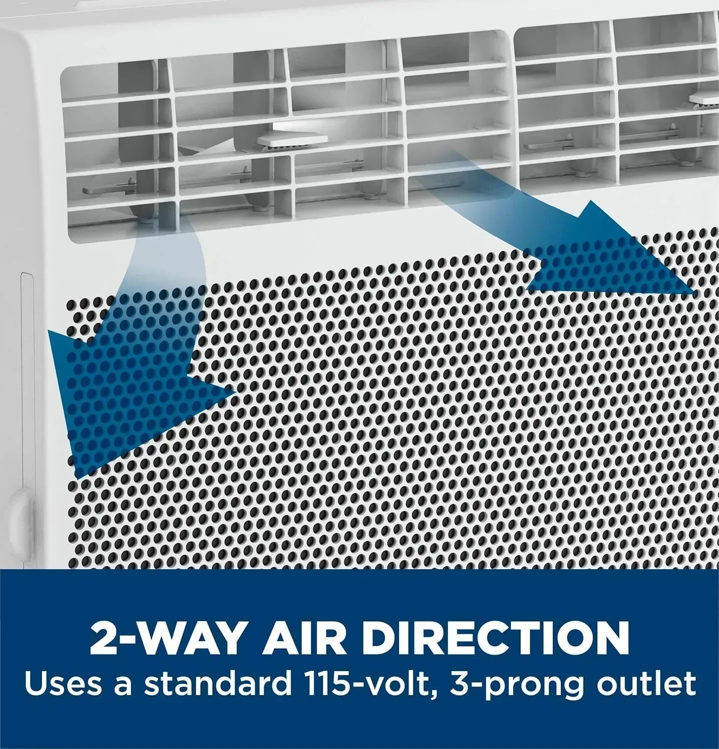 GE Window Air Conditioner Unit 5,000 BTU for Small Rooms up to 150 sq ft Manual Adjustable Fan
