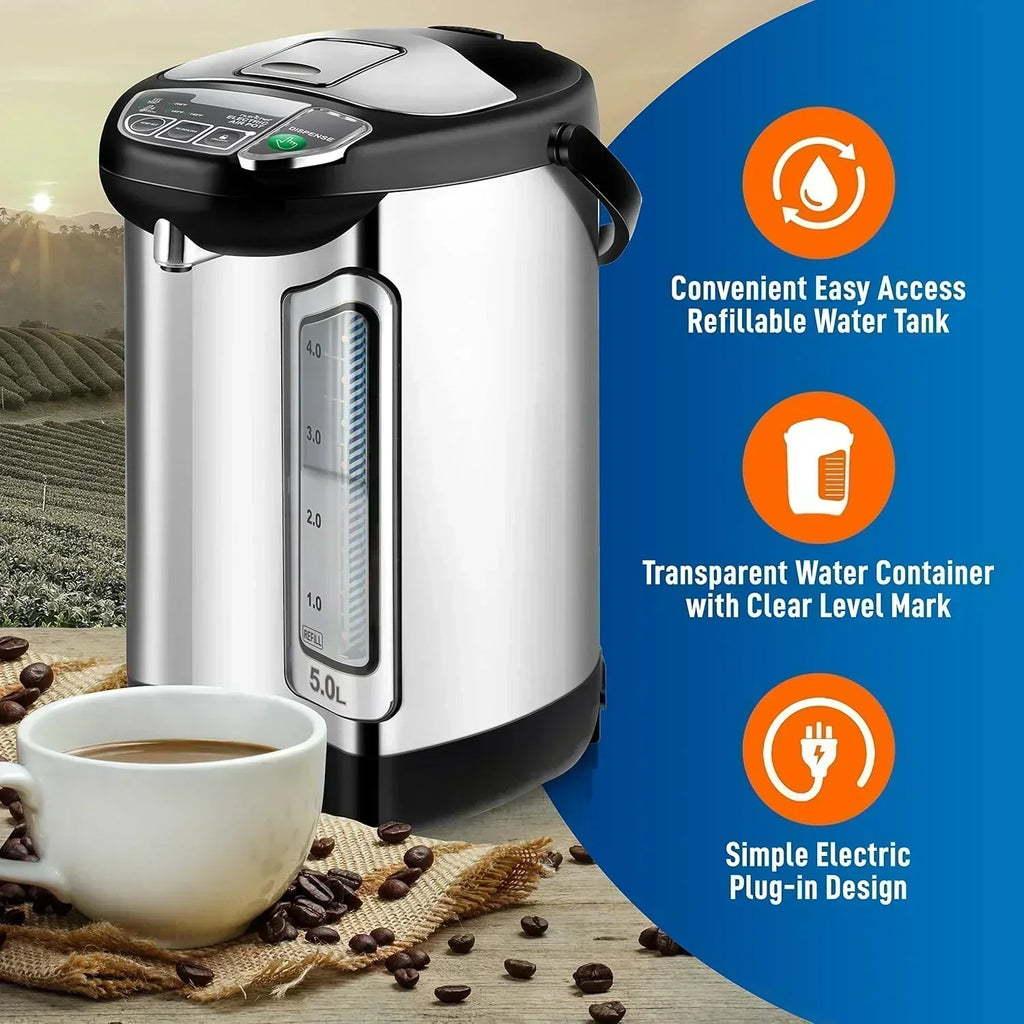 NutriChef Water Heater and Hot Water Dispenser 8L Electric Beverage Dispenser