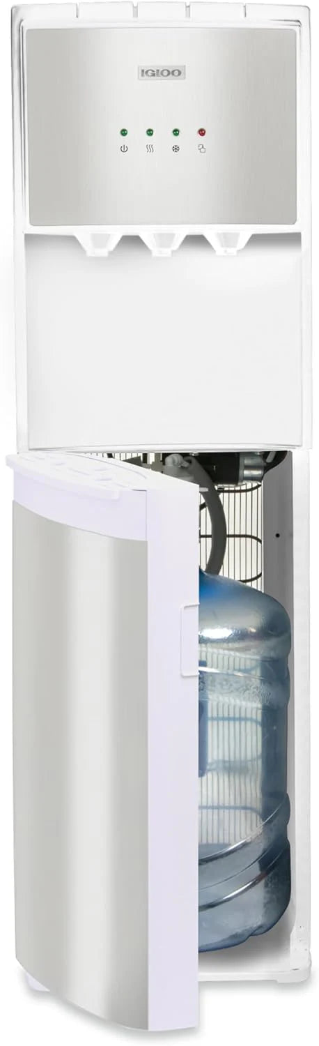 Igloo Bottom Loading Water Dispenser Hot, Cold and Room Temperature Water Dispenser White
