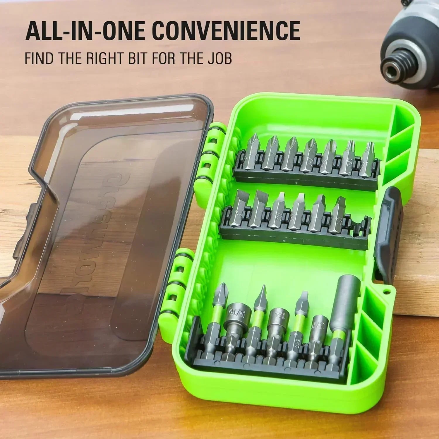 24V Brushless Cordless Drill Impact Driver Power Tool Combo Kit Included 1/2��Drill & 1/4��Hex