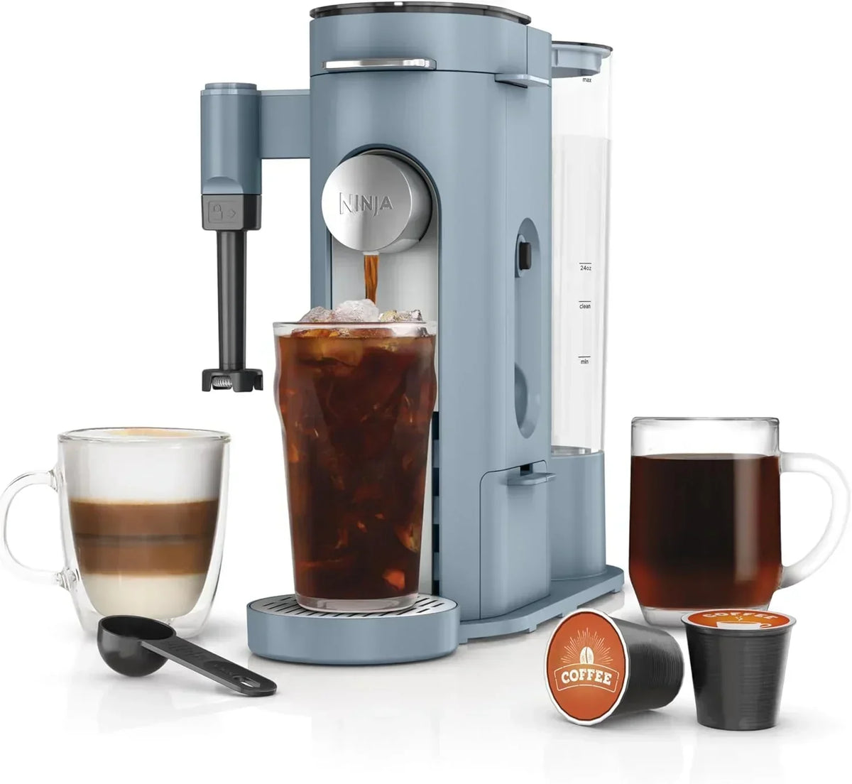 Ninja Single Serve Coffee Maker 56 oz Reservoir Stone