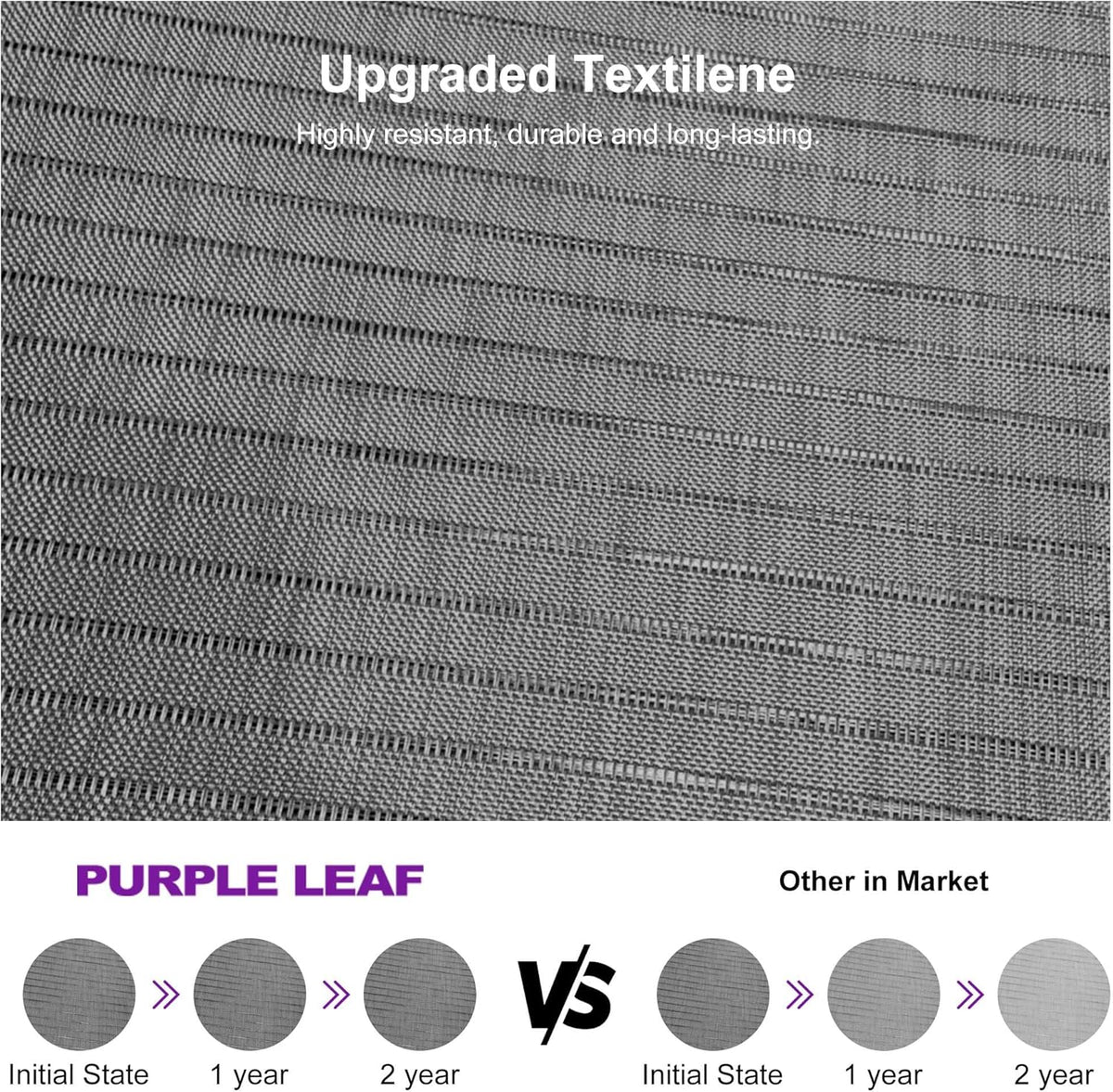 PURPLE LEAF Patio Tanning Lounge Chair Set with Face Down Hole Outdoor Aluminum Adjustable Reclining Chairs Wheels Pillows and Table for Poolside Beach Sunbathing Lounger, Beige