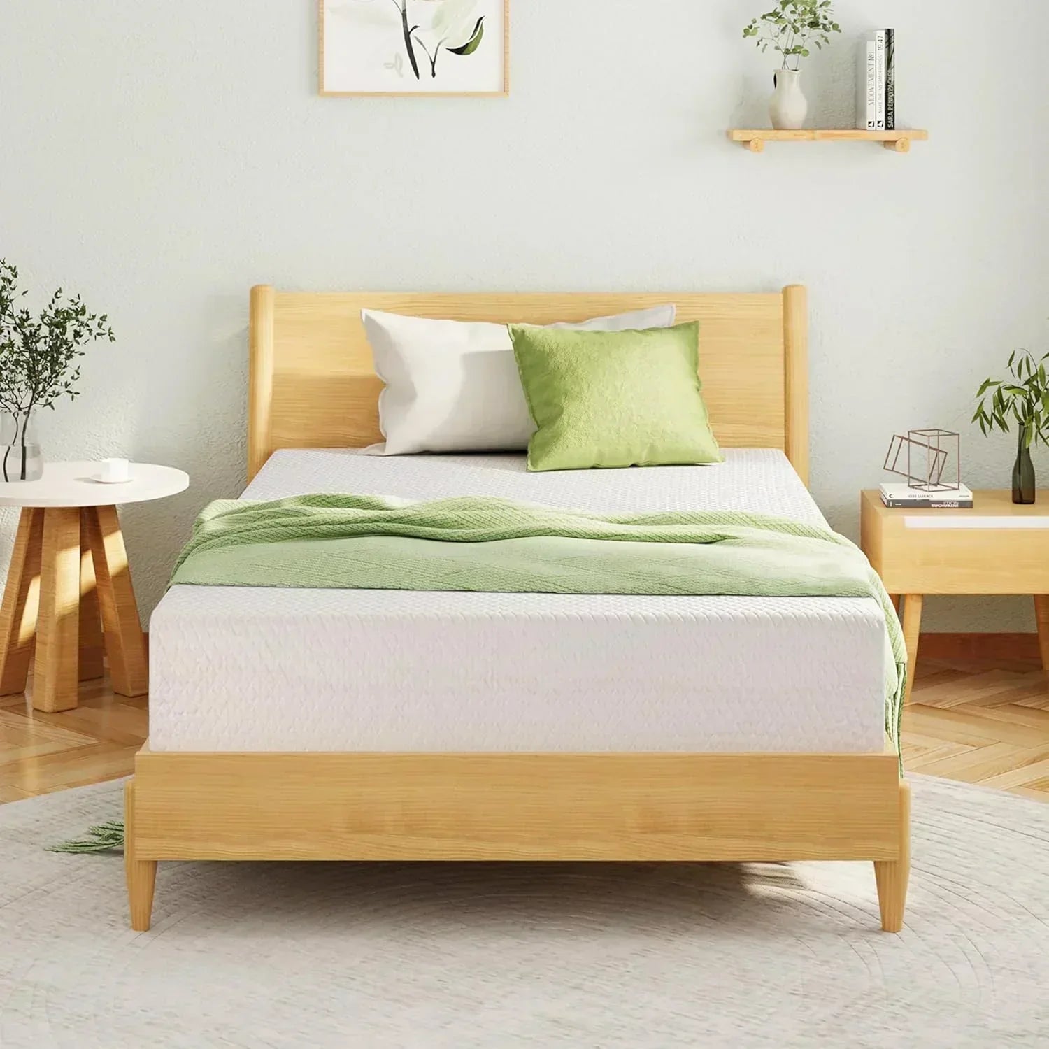 8-inch double mattress with memory foam for medium firm support