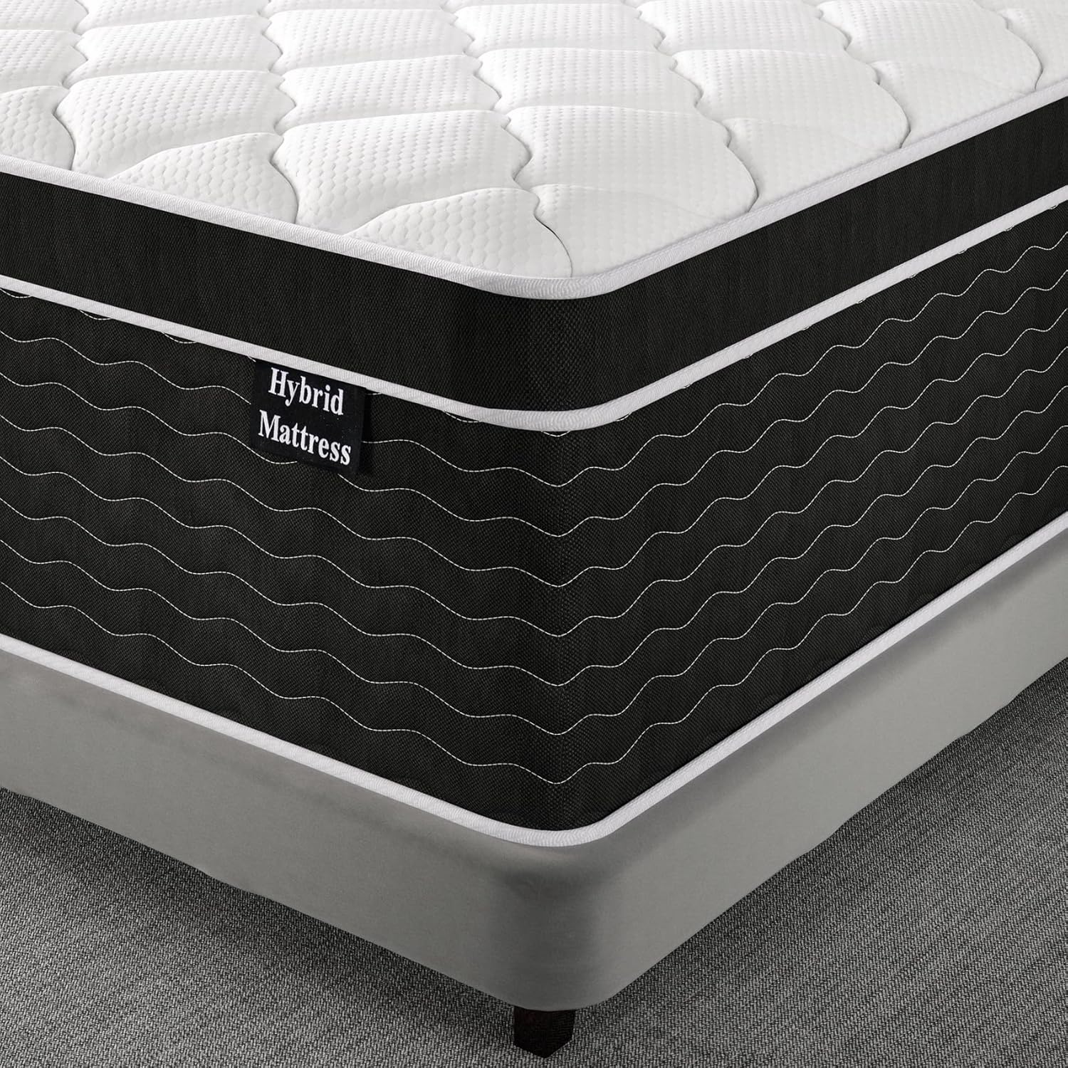 Full Size Mattress 10 Inch Full Size Mattress in a Box Medium Plush Hybrid Mattress