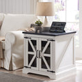 Farmhouse End Table Charging Station