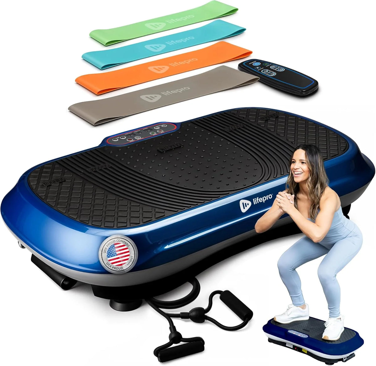 Lifepro Waver Vibration Plate Exercise Machine for Lymphatic Drainage, Muscle Activation