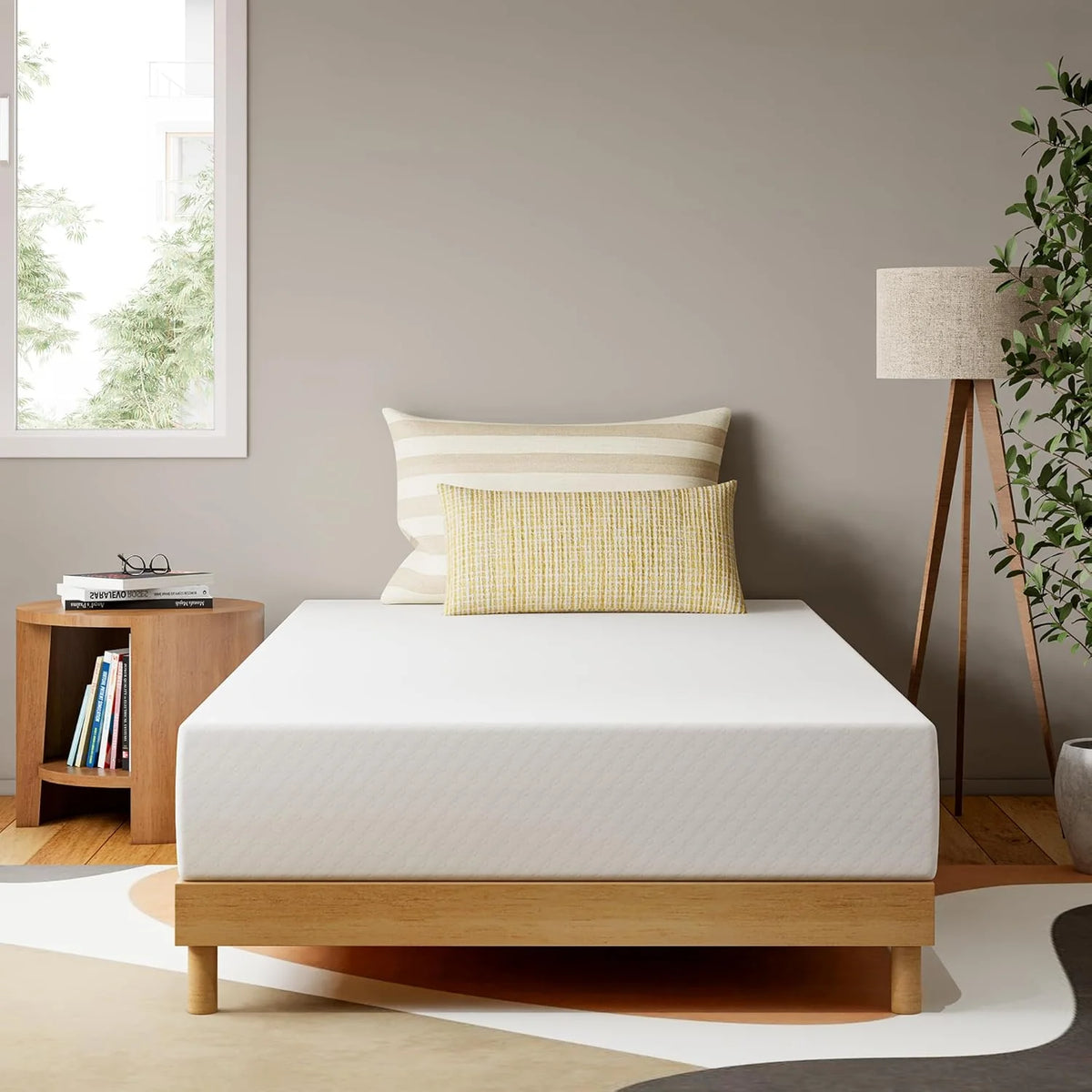 GAESTE 8 Inch Full Cooling Gel Memory Foam Mattress for Cool Sleep Medium Firm CertiPUR-US Certified Foam, Mattress in a Box Pressure Relief Removable Cover No Fiberglass (Full, 8 in)